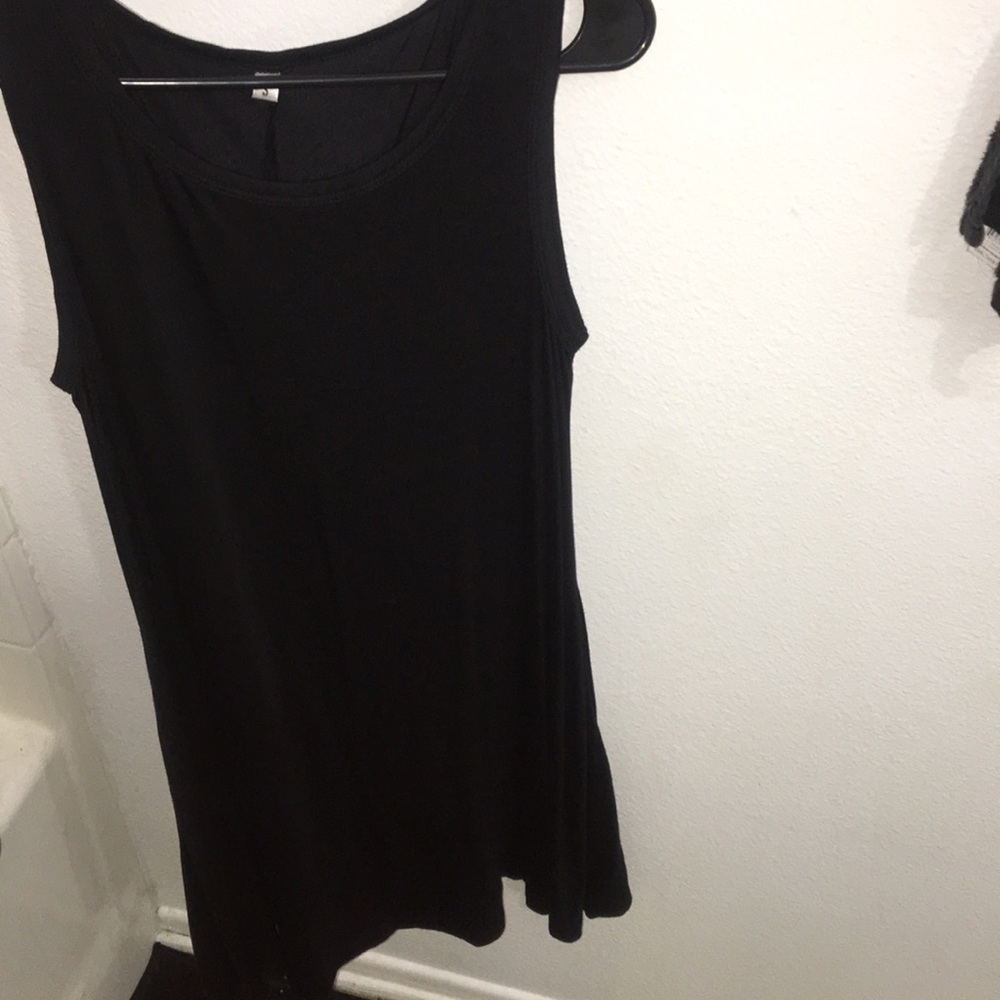 Long black dress/ tank top. Size small.